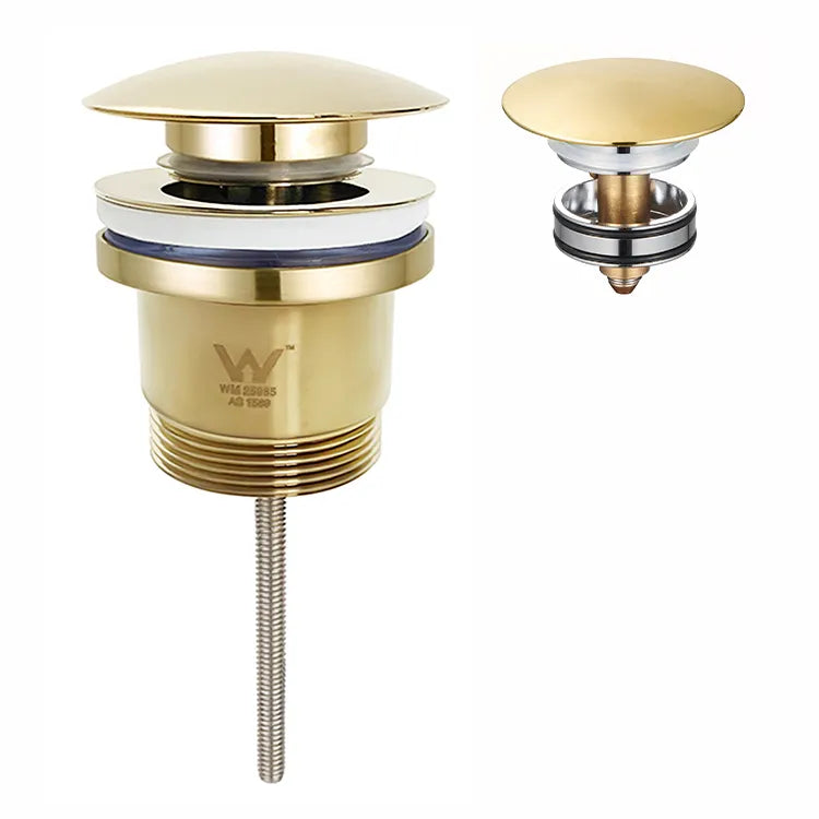 Universal Pop Up/Pullout Waste 32mm/40mm Argent Gold