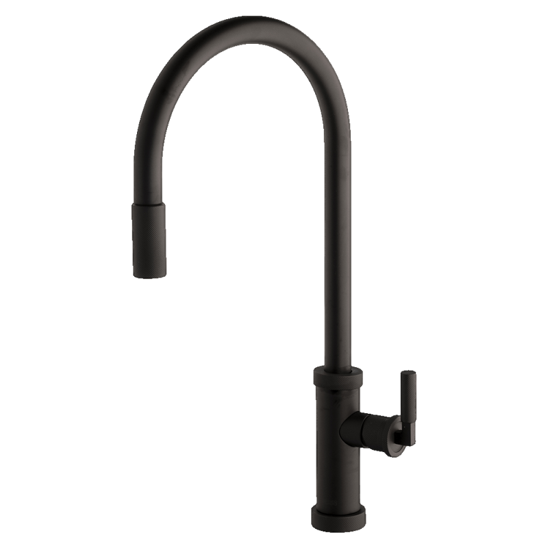 Urban D Pull Out Kitchen Mixer-black