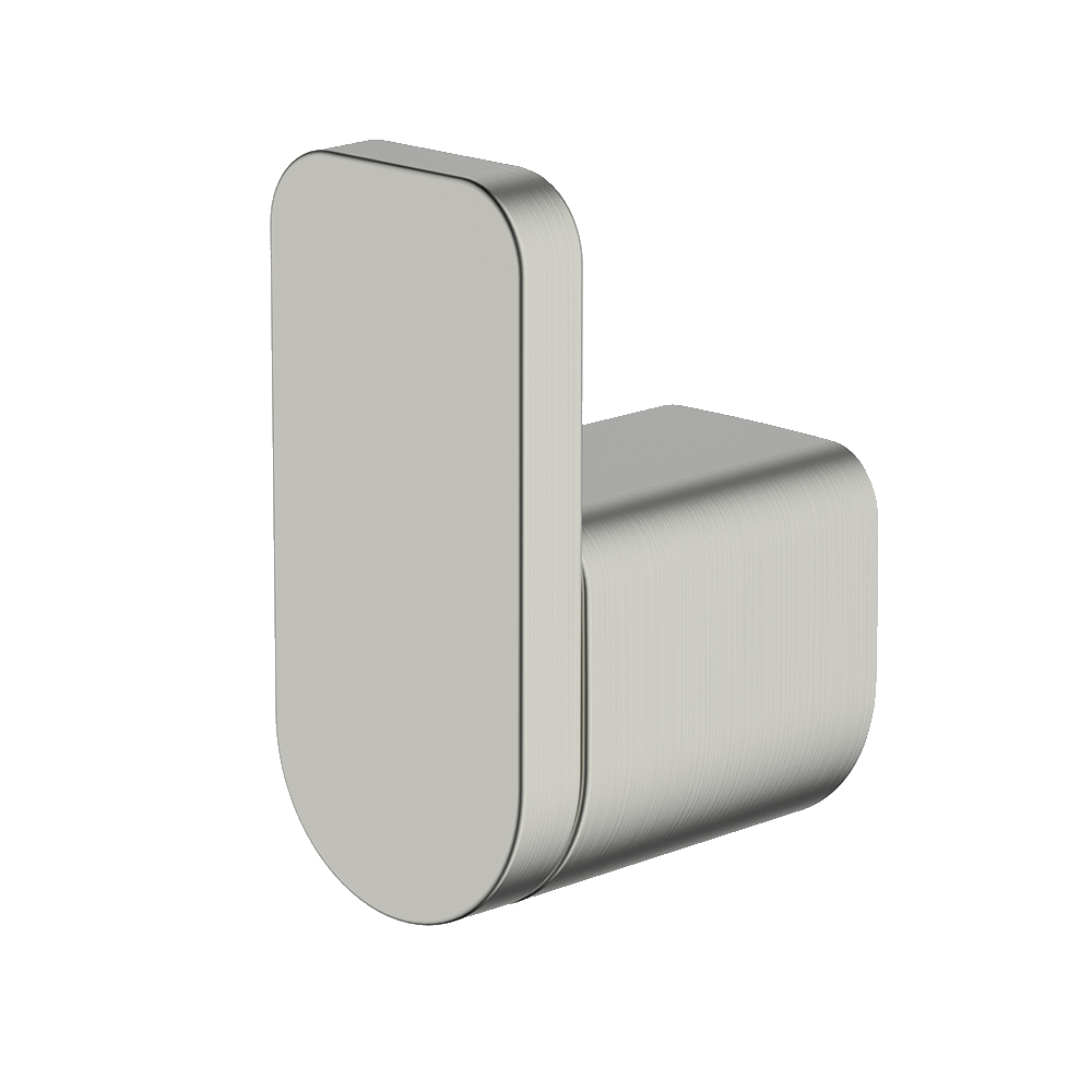 Vela Robe Hook - Brushed Nickel