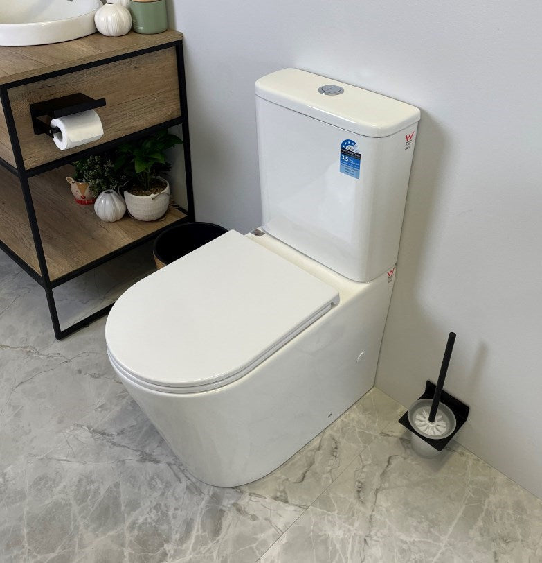 VERA 670*360*850mm Gloss Tornado Flushing Back to Wall Two - piece Toilet Suite