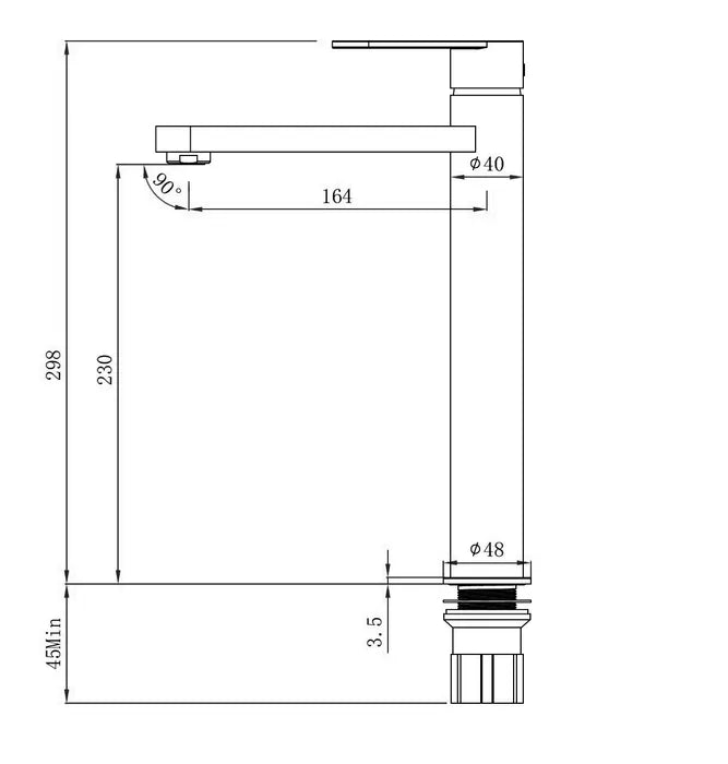 Vetto Tall Basin Mixer