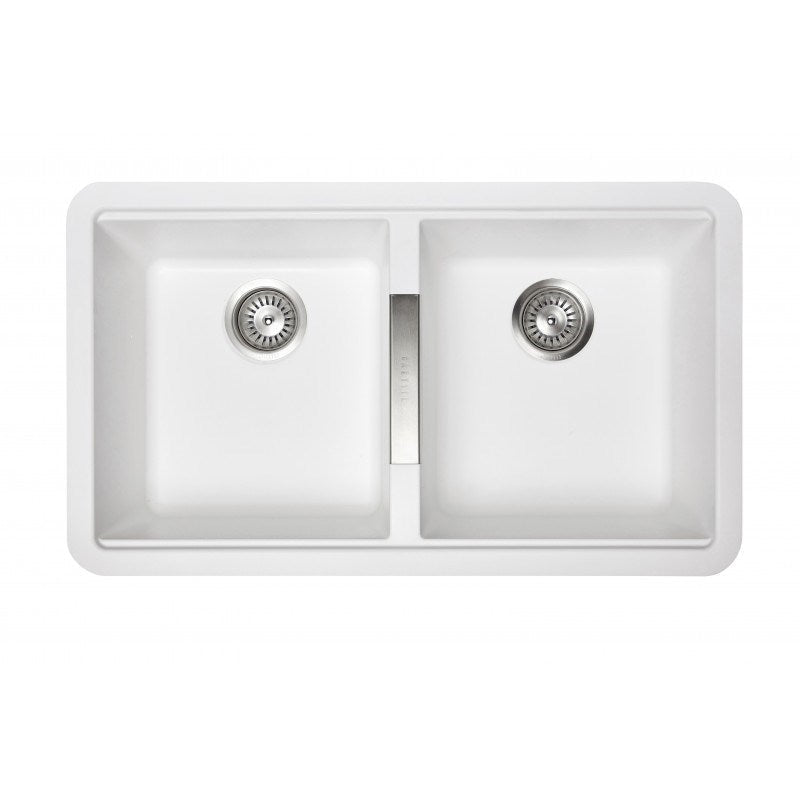 Carysil CG2B3322 Double Bowl Stone Kitchen Sink 824*481*241mm