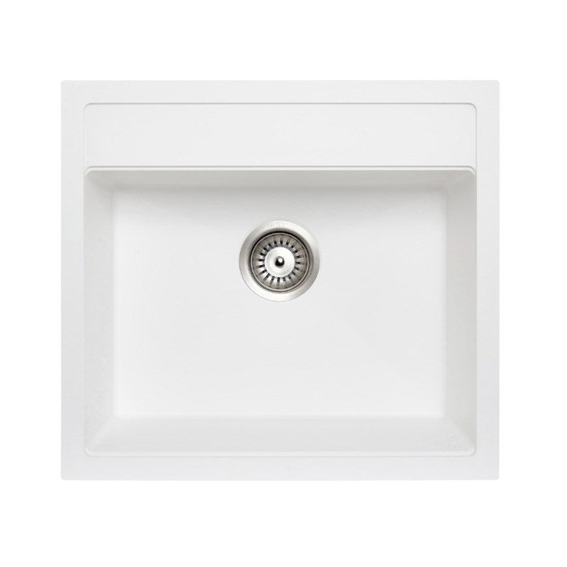 Carysil Waltz 560FE Granite Single Bowl Stone Kitchen Sink 560*510mm