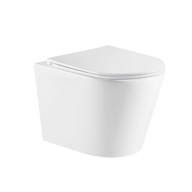 ZARA66 515*355*365mm Gloss Rimless Flushing Wall Hung Pan