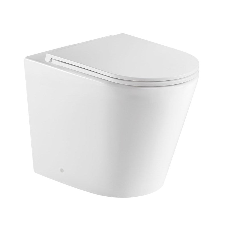 ZARA99 580*360*430mm Gloss Rimless Flushing Wall Faced Floor Pan
